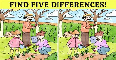Jun 14, 2021 · Get your eyes ready because this is tricky. These 20 spot the difference pictures will have you in for a treat, so grab a timer (or move at a leisurely pace) and see how many differences you can ... 